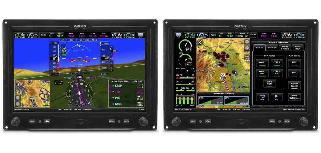 Dual Garmin G3X Touch displays