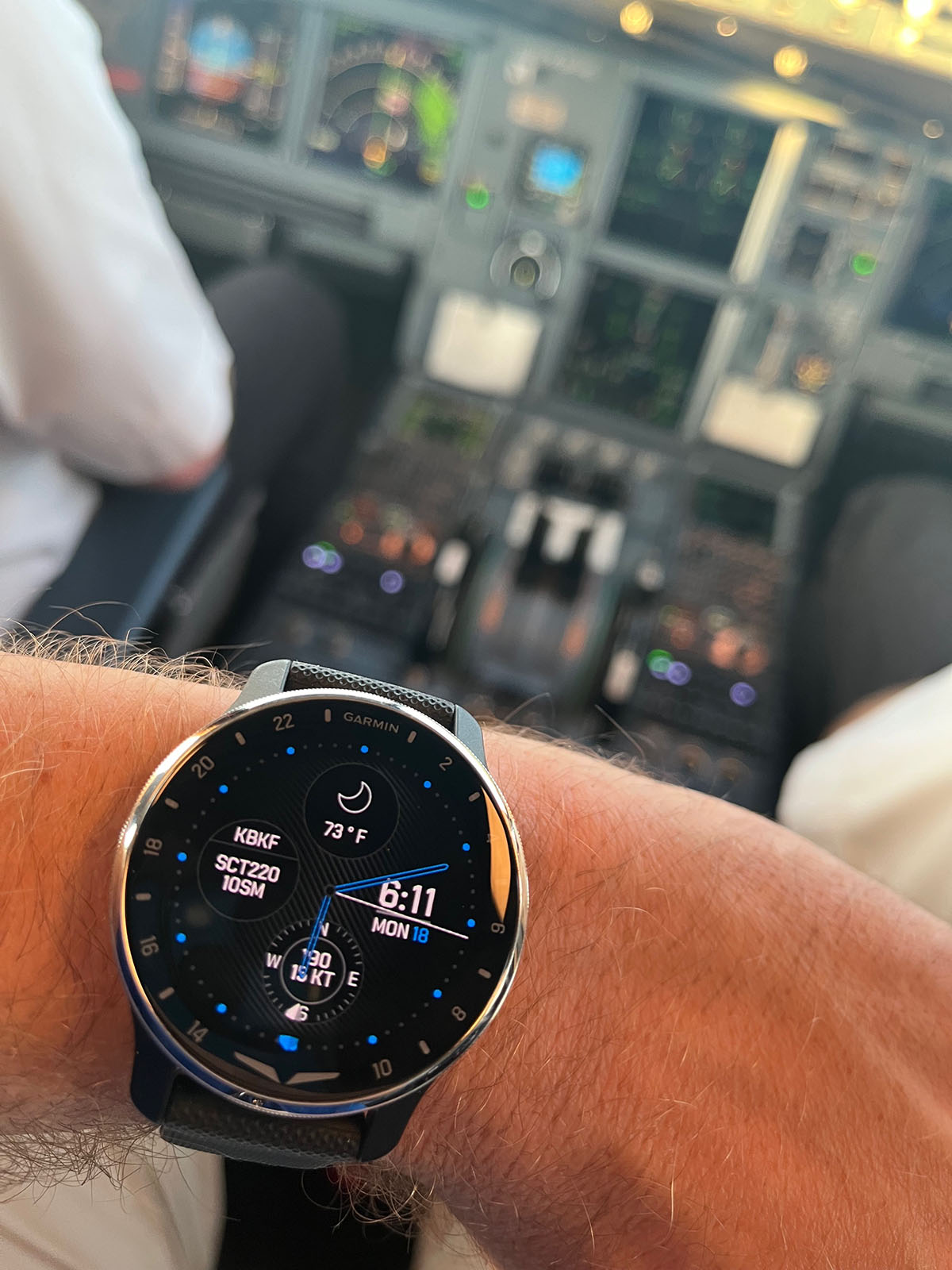 Garmin Smartwatch Alerts Pilot to Climbing Cabin Pressure General